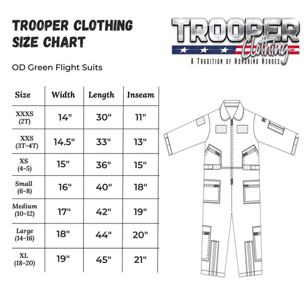 product variation TROOPER Youth Flight Suit (425) image