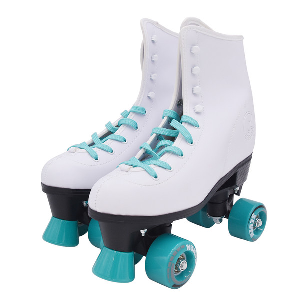 product variation Open Box (Great condition, limited use): C SEVEN Quad Roller Skates, Retro Design, Color: Teal, Women's 8 / Men's 7 (C7-RSB07-TL) image