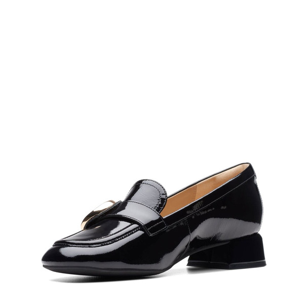 product variation Open Box (Damaged package): CLARKS Ladies Daiss30 Trim, Color: Black Pat, Size: 7, Width: M (261747164045) image