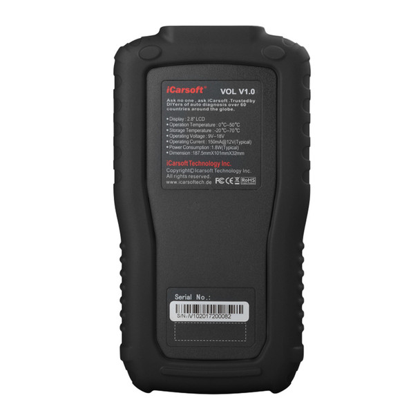 product variation ICARSOFT VOL V1.0 Car Diagnostic Tool For Volvo/Saab (VOL-V1.0) image