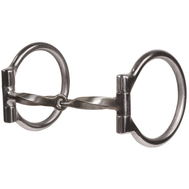 product variation PROFESSIONAL'S CHOICE 5.25in D Ring Slow Twist Snaffle Bit (EQB-813) image