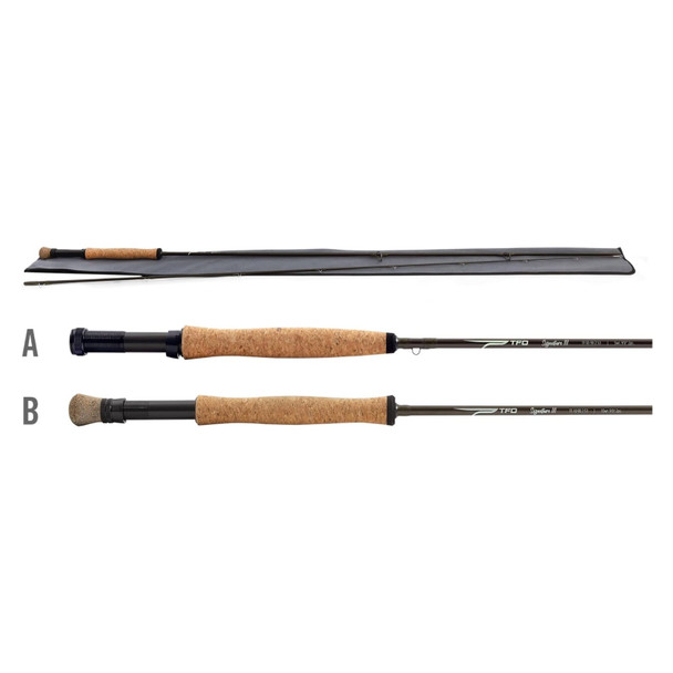 product variation TFO Signature III 2-piece moderate action fly rod with cork handle 9ft 7wt 2pc image