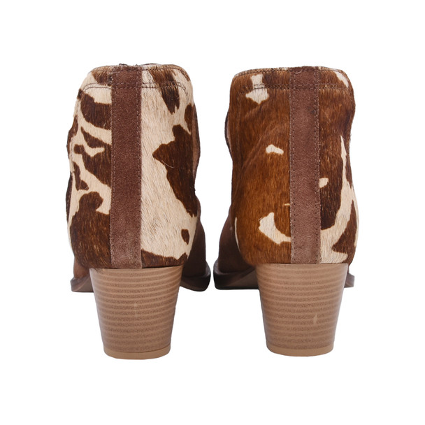 product variation Open Box (Great condition, limited use): ROPER Womens Boot - Snip Toe Shorty  - Brown Cow Hair On Hide Ankle Boot, Size: 7 (09-021-0981-2904-TA-7_1) image