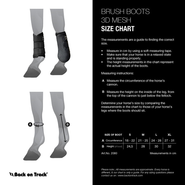 product variation BACK ON TRACK Black Splint Boots (208000) image