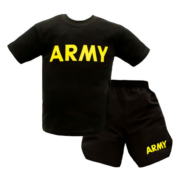 product variation TROOPER Youth Army PT 2PC Short Set (201) image