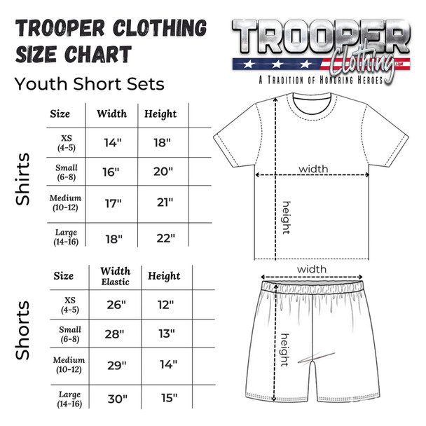 product variation TROOPER Youth Army PT 2PC Short Set (201) image