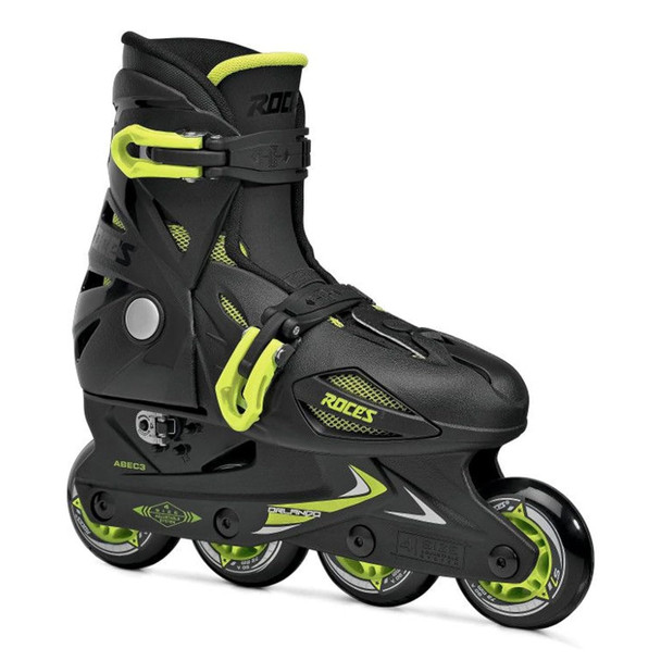product variation ROCES Kids Orlando III Black/Lime Inline Skates (ORL3-400687-00009) image