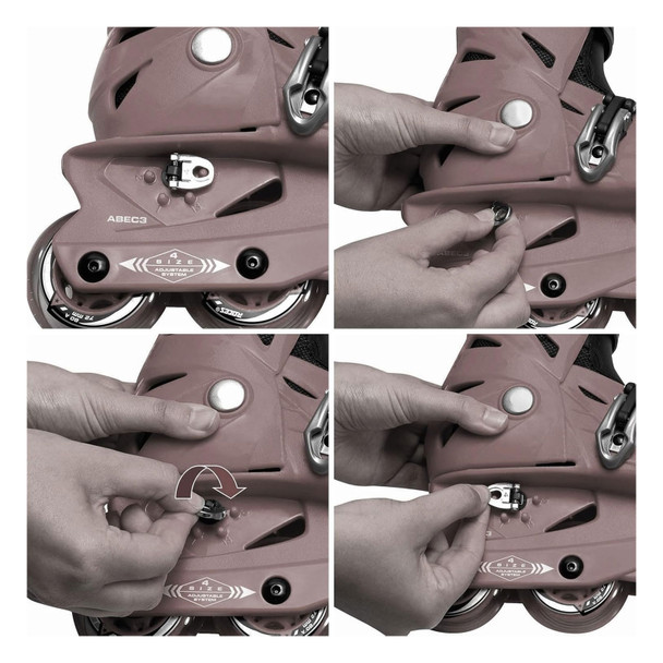 product variation ROCES Kids Orlando III Black/Pink Inline Skates (ORL3-400687-00010) image