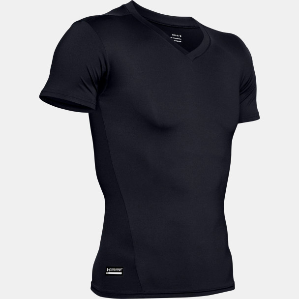 product variation UNDER ARMOUR Men's Tactical HeatGear Compression V-Neck T-Shirt (1216010-001) image