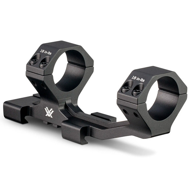 product variation VORTEX Crossfire II 1-4x24mm V-Brite Reticle 30mm Riflescope w/ 30mm Sport 1.5in Height Cantilever Mount and Microfiber Cleaning Cloth image