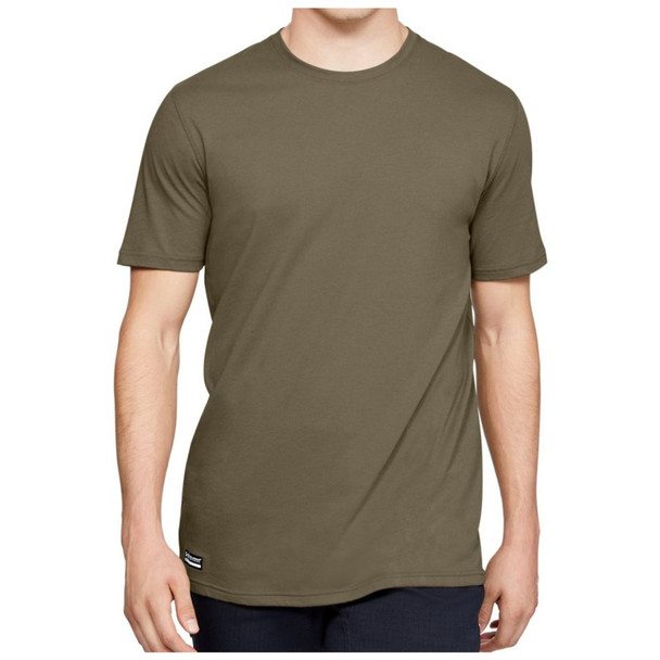 product variation UNDER ARMOUR Men's Tactical Cotton Federal Tan T-Shirt (1351776-499) image