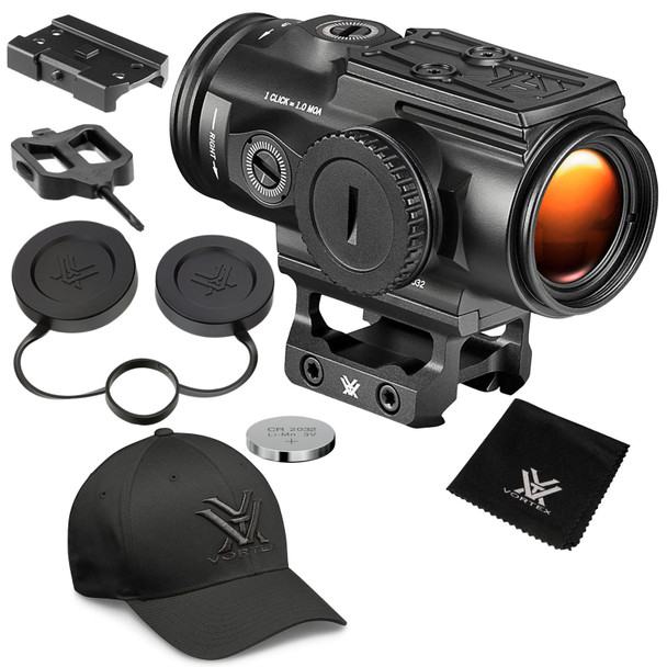 product variation VORTEX Spitfire HD Gen II 3x Prism Scope w/ AR-BDC4 Reticle and Men's Flexfit Cap image