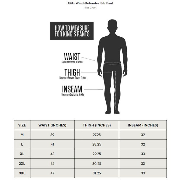 product variation KINGS CAMO XKG Wind Defender XK7 Bib/Pant (XKG4503-XK7) image