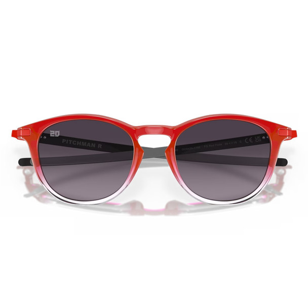 product variation OAKLEY Pitchman R Fabio Red Fade Frame/Prizm Black Gradient Lenses Sunglasses (OO9439-1750) image