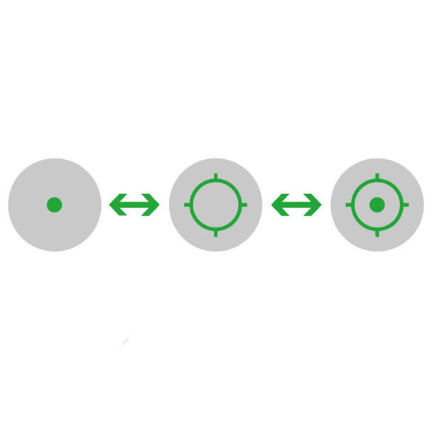 product variation Reticle: Green 2 MOA Dot & 32 MOA Circle | Housing: FDE image