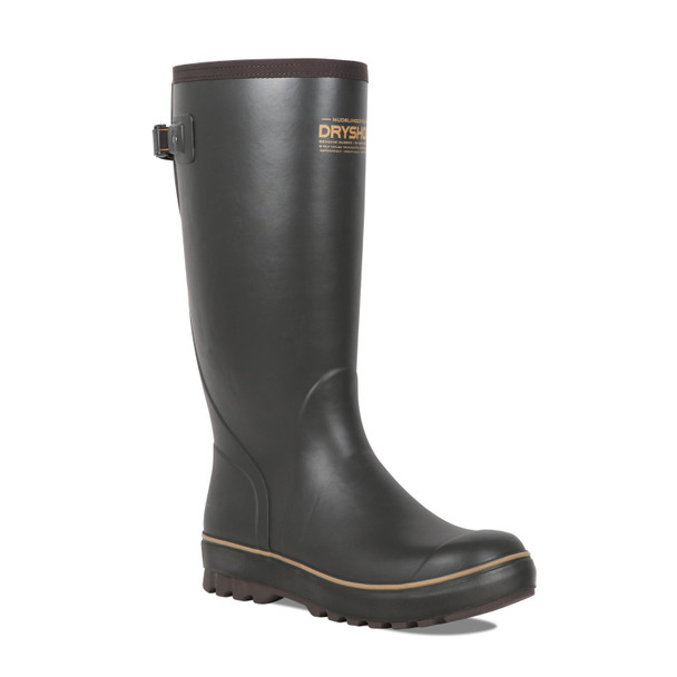 product variation DRYSHOD Men's Mudslinger FLX Gusset Midnight Brown/Honey Boots (MSXG-MH-MBR) image