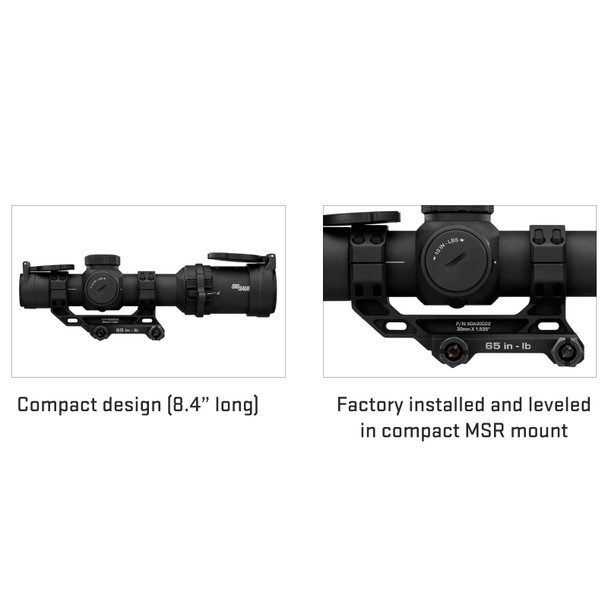 product variation SIG SAUER Tango-MSR 1-6x24 Illuminated BDC-6 Reticle Riflescope (SOTMC61000) image