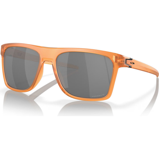 product variation OAKLEY Leffingwell Coalesce Collection Matte Trans Ginger Frame/Prizm Black Polar Lenses Sunglasses (OO9100-1957) image