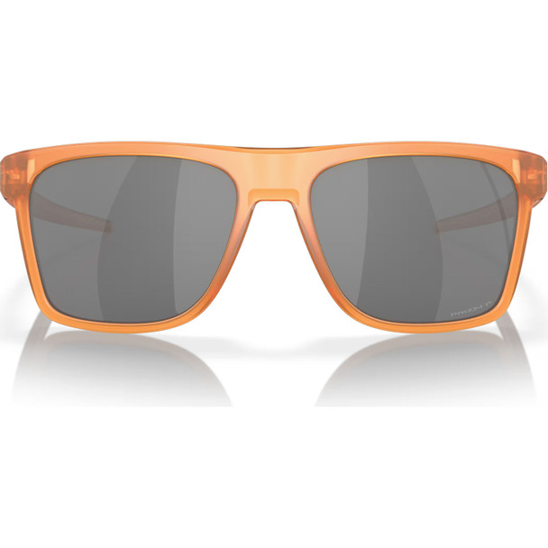 product variation OAKLEY Leffingwell Coalesce Collection Matte Trans Ginger Frame/Prizm Black Polar Lenses Sunglasses (OO9100-1957) image