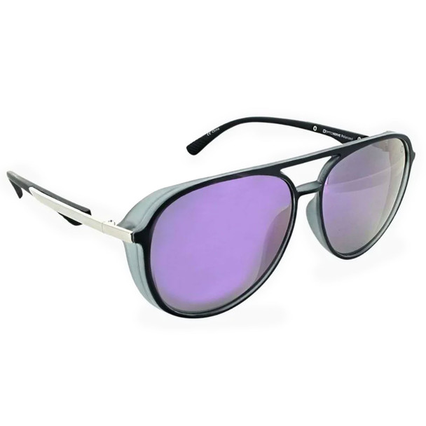 product variation Matte Gray/Smoke & Purple Mirror image