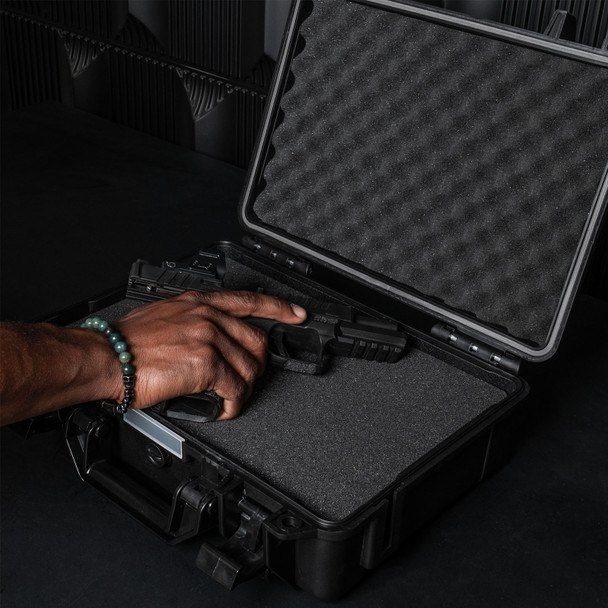 product variation GRITR Tactical TSA Approved IP67-Rated Waterproof Dustproof Hard Pistol Case image