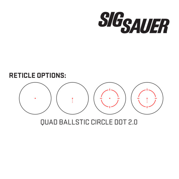 product variation SIG SAUER Romeo8T-AMR 1x40mm QBCD 2.0 Reticle Red Dot Sight (SOR8T101) image