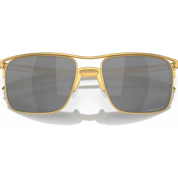 product variation OAKLEY Men's Holbrook Ti Satin Gold Frame/Prizm Black Polar Lenses Sunglasses (OO6048-0757) image