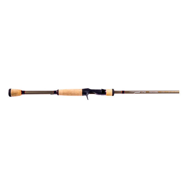 product variation TFO Professional PC baitcasting rod with cork and EVA grip, color-coded power 6ft 6in M 1pc image