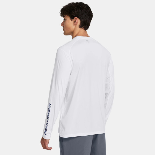 product variation UNDER ARMOUR Men's Fish Pro Freedom White/Royal/Red Long Sleeve (1383578-100) image