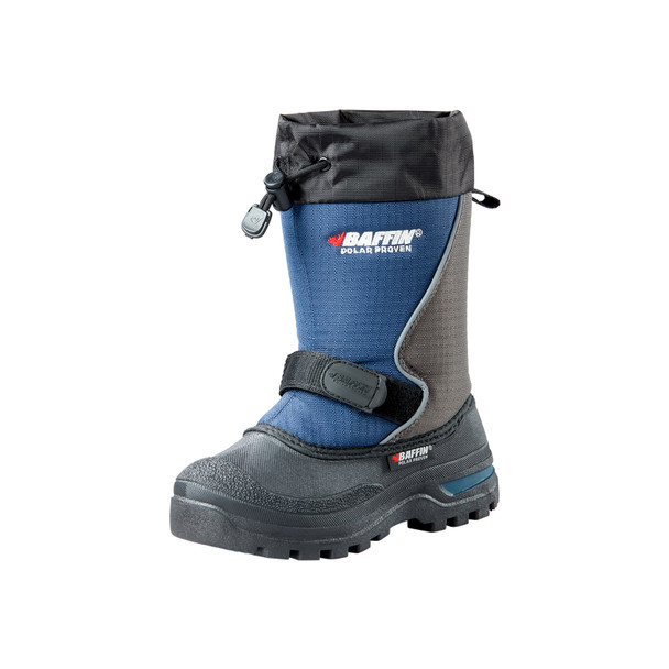 product variation Baffin Mustang youth Navy kids winter boot with a snow collar and ankle strap image