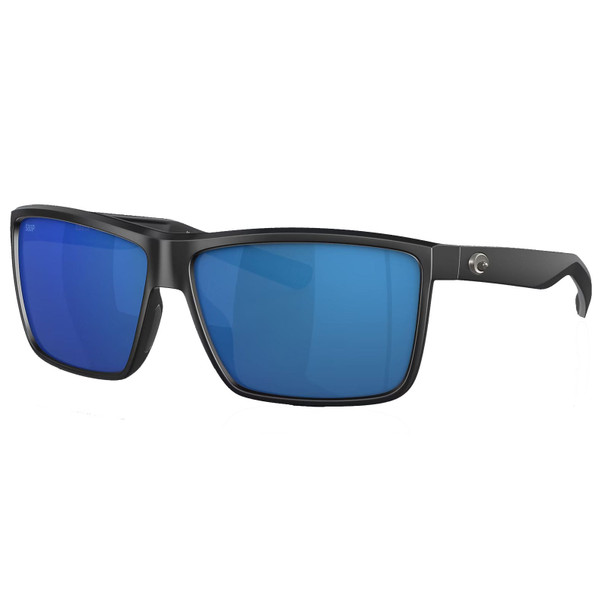 product variation COSTA DEL MAR Men's Rinconcito Matte Black/Blue Mirror Polarized Sunglasses (06S9016-90160960) image