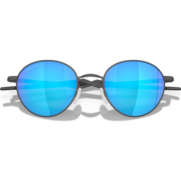 product variation OAKLEY Terrigal Satin Light Steel Frame/Prizm Sapphire Polarized Lenses Sunglasses (OO4146-0551) image