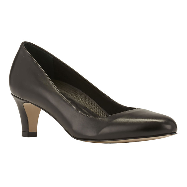 product variation ROS HOMMERSON Women's Joy II Black Leather Shoes (75102-10) image