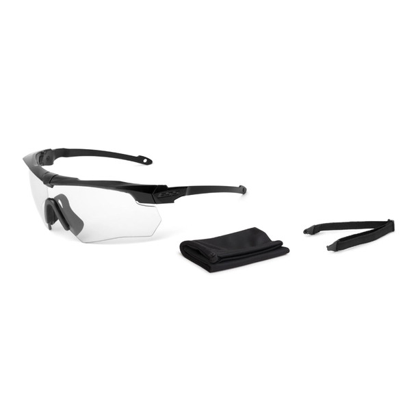 product variation ESS Crossbow Suppressor Black/Clear Lenses Ballistic Glasses (EE9007-04) image