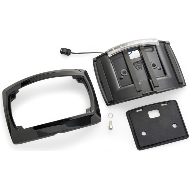 product variation CIRO Black License Plate Frame With White Light For 23-up Touring (40520) image