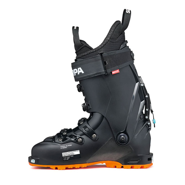 product variation SCARPA Men's 4-Quattro SL Black/Orange Ski Boots (12013/501-BlkOrg) image
