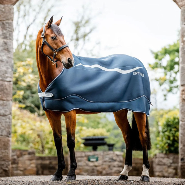 product variation HORSEWARE IRELAND Navy/Silver Dry Liner (ABHDL1-BI00) image