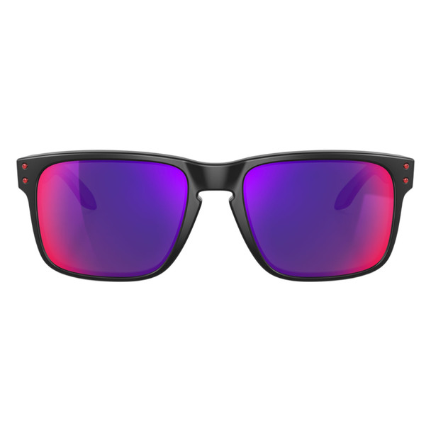 product variation OAKLEY Holbrook Sunglasses w/ Matte Black Frame and Red Iridium Lens (OO9102-36) image