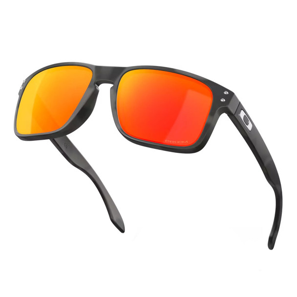 product variation OAKLEY Holbrook Sunglasses w/ Black Camo Frame and Prizm Ruby Lens (OO9102-E955) image