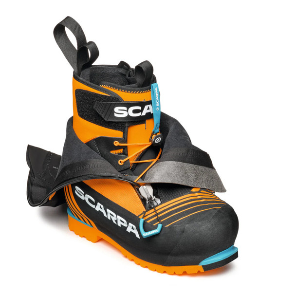 product variation SCARPA Unisex Phantom 8000 Thermic HD Black/Bright Orange Mountain Boots (87403/500-BlkBorg) image