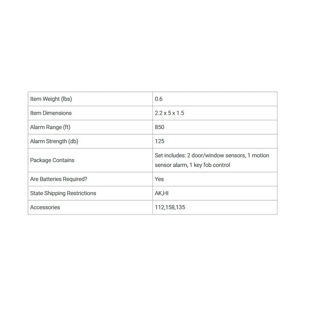 product variation SABRE Home Security System with Remote (WP-2020) image