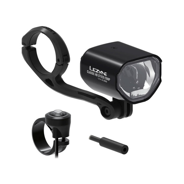 product variation LEZYNE Classic HB StVZO E1000Plus Black Front Bike Light For E-Bikes (1-LED-ECLHB-V204E) image