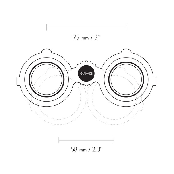 product variation HAWKE Endurance ED 12x50 Green Binoculars (36211) image