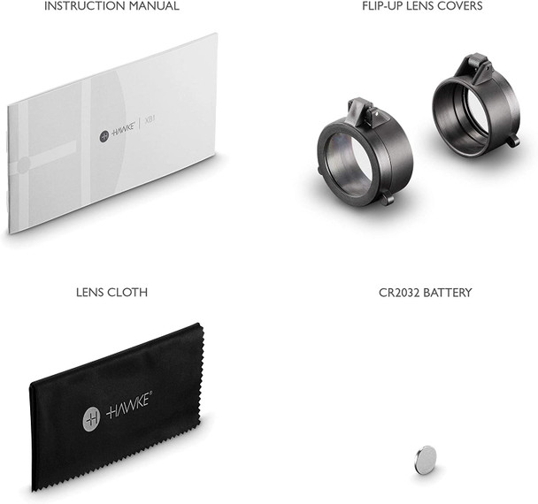 product variation HAWKE XB1 1.5-5x32mm 1in Crossbow Scope (12221) image