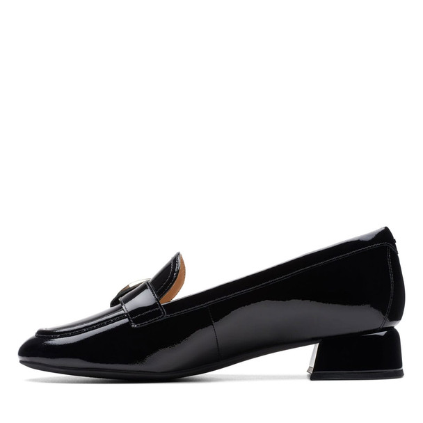 product variation Open Box (Damaged package): CLARKS Ladies Daiss30 Trim, Color: Black Pat, Size: 6, Width: M (261747164035) image