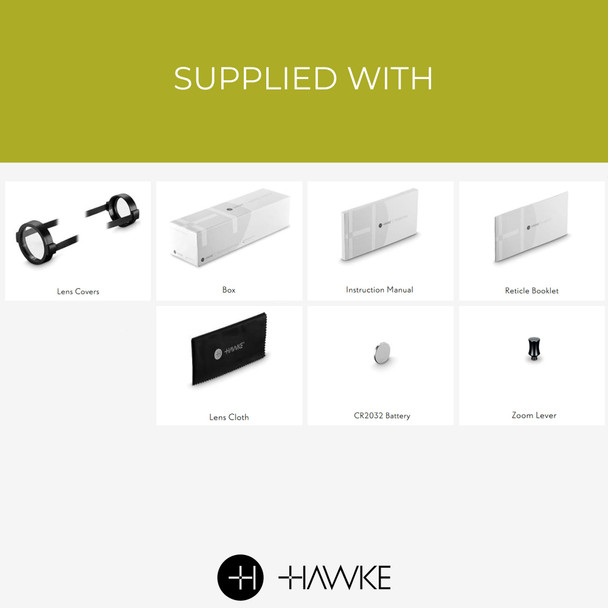 product variation HAWKE Vantage 30 WA IR 2.5-10x50 Fiber Dot 1/4 MOA Low-Profile Riflescope (14530) image