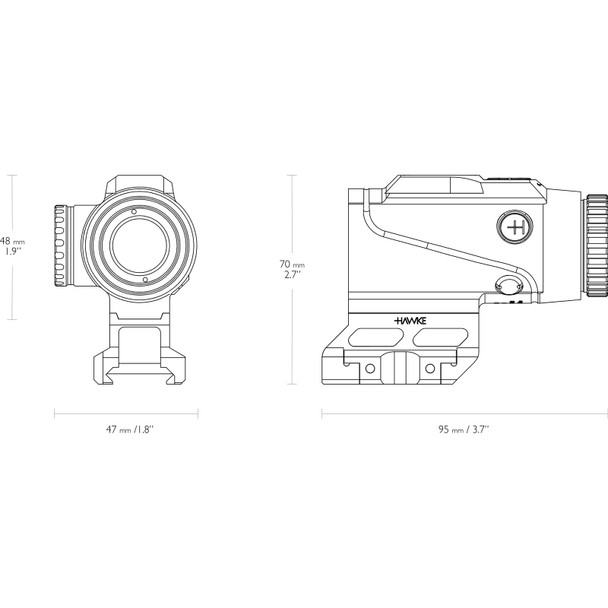 product variation HAWKE 4x24 Prism Sight (12054) image