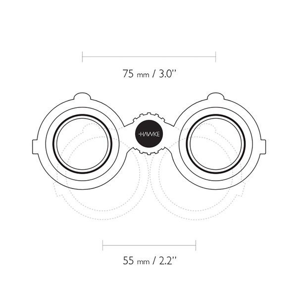 product variation HAWKE Endurance ED Marine 7x32 Blue Binoculars (36500) image