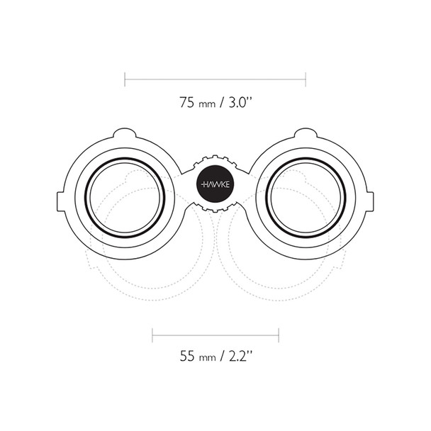 product variation HAWKE Endurance ED Marine 7x50 Blue Binoculars (36505) image