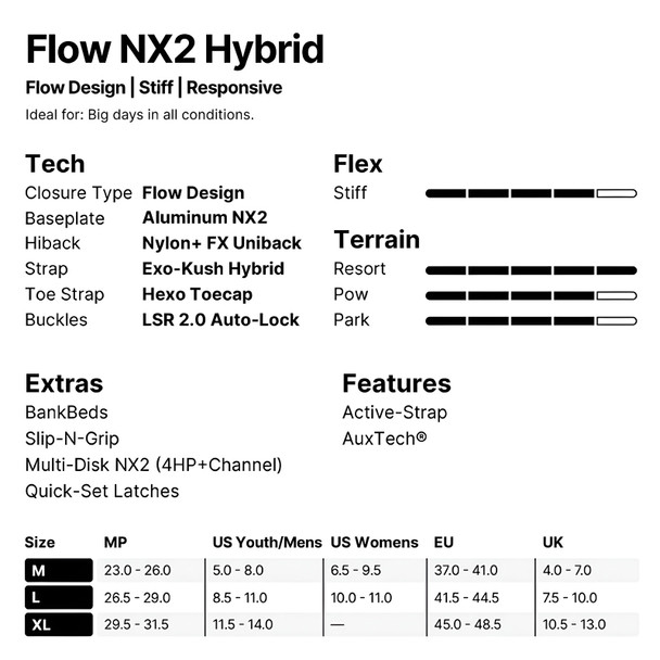 product variation NIDECKER Flow NX2 Hybrid Mango Snowboard Bindings (N.26.BNU.N2H.OG) image